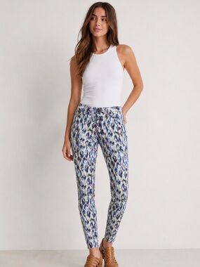 BIG STAR Mid Rise Skinny Jeans Color Leopard